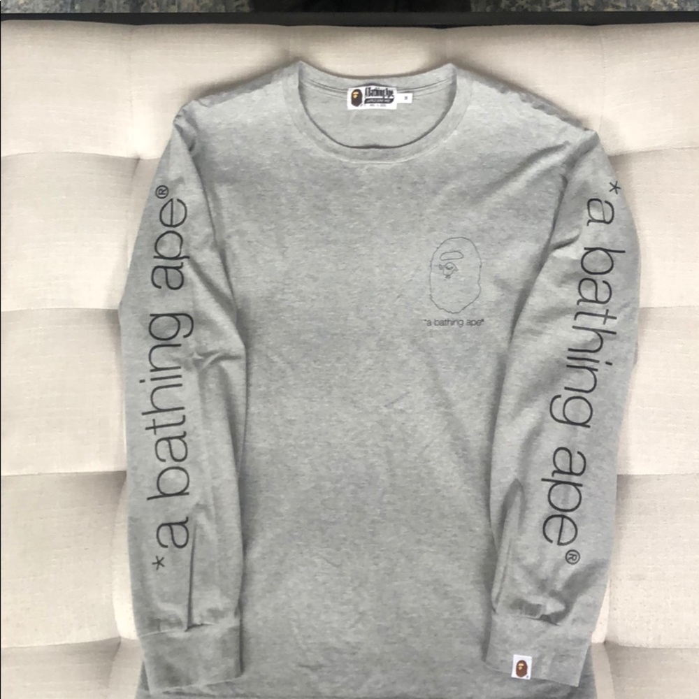 Authentic A Bathing Ape Long Sleeve T-Shirt
